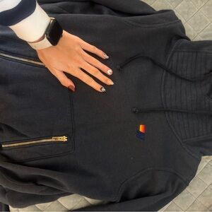 AB Black womens aviator nation Hoodie